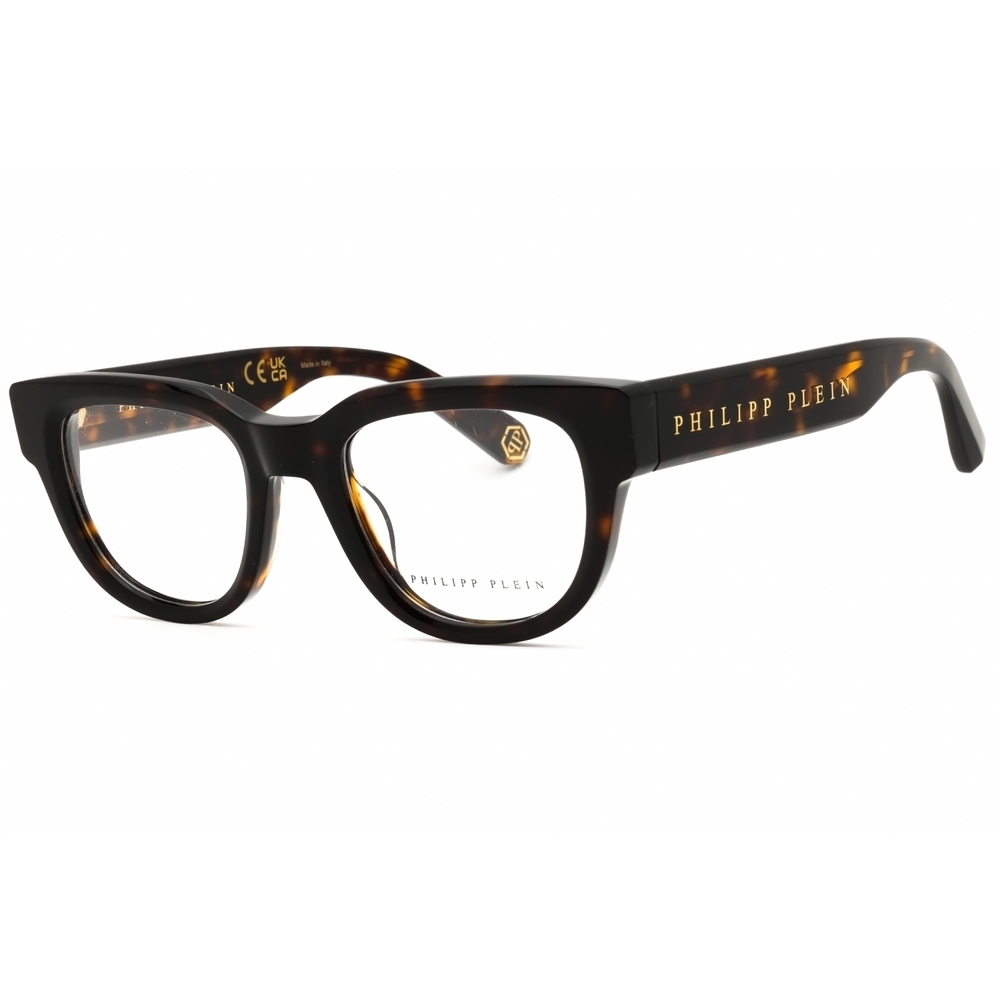 Philipp Plein VPP146M Eyeglasses Havana Acetate Round